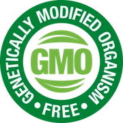 Non-GMO seal used in the GutOptim listing artwork