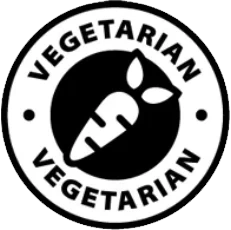 Vegetarian seal used in the GutOptim listing artwork