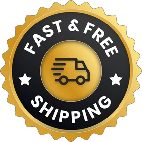 Free shipping seal used on the GutOptim order page